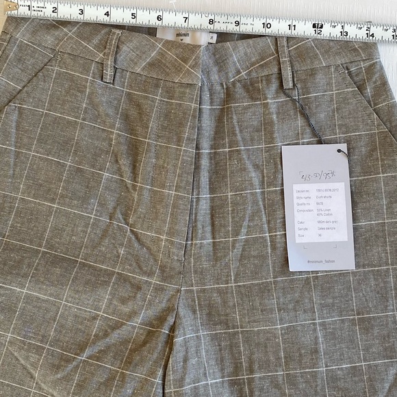 Gray Checkered Men's Shorts - Picture 5 of 8